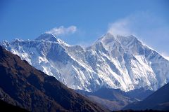03 Namche Bazaar To Tengboche - Nuptse, Everest, Lhotse From Just Beyond Namche Bazaar.jpg